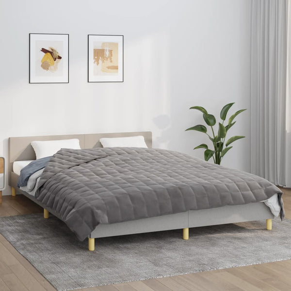 Graue Gewichtsdecke Jinar 220x235cm (15 kg)