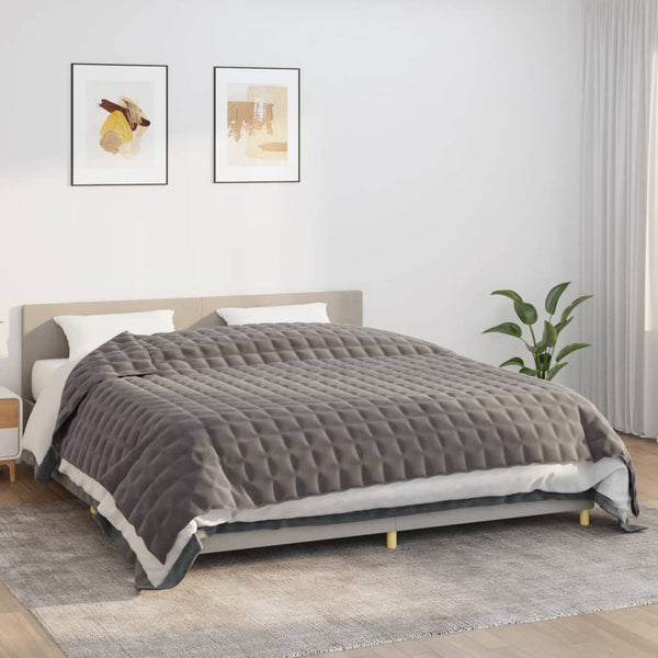 Gewichtete Decke Jinar 235x290cm (11 kg), Grau