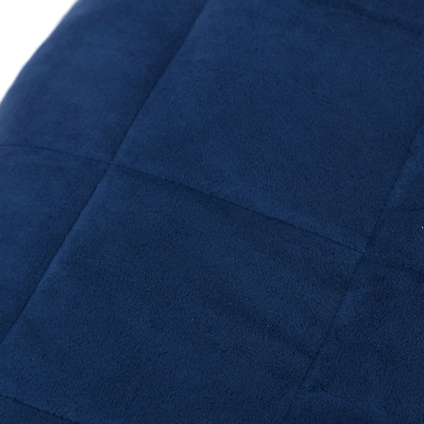 Hellblaue Gewichtsdecke Jinar 200x200cm (13 kg)