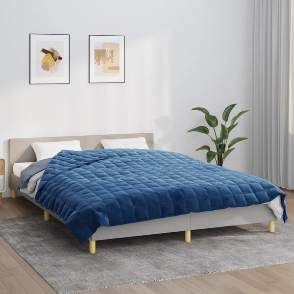 Hellblaue Gewichtsdecke Jinar 200x225cm (9 kg)