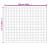 Hellblaue Gewichtsdecke Jinar 220x260cm (11 kg)