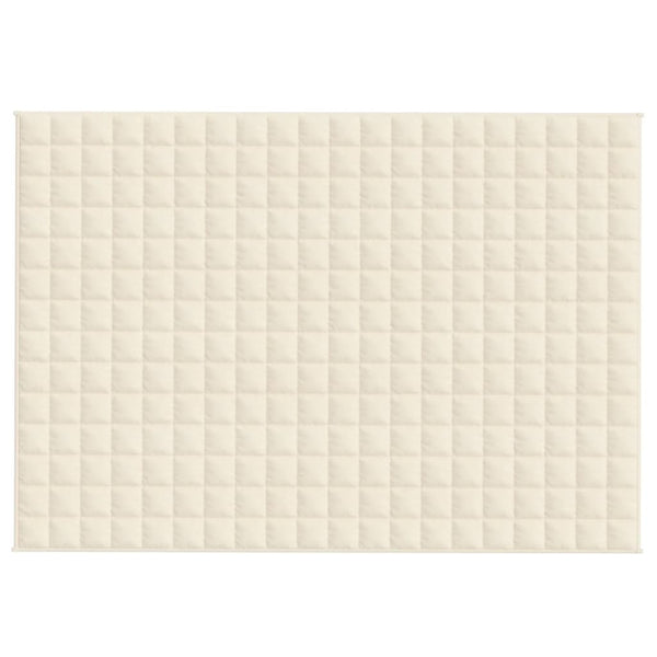 Creme Gewichtsdecke Jinar 138x200cm 10 kg