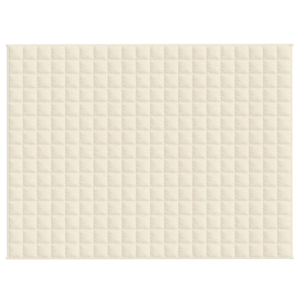 Gewichtsdecke Creme Jinar 150x200cm (7 kg)