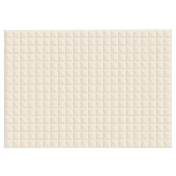 Gewichtete Decke Creme Jinar 155x220cm 7 kg