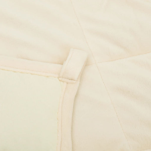 Gewichtete Decke Creme Jinar 155x220cm 7 kg