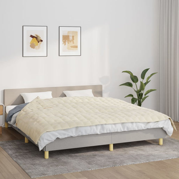 Gewichtete Decke Creme Jinar 155x220cm 7 kg