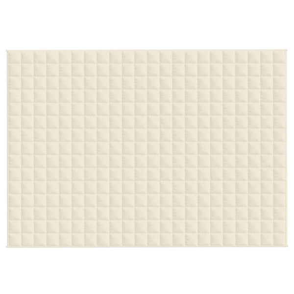 Gewichtsdecke Creme Jinar 155x220cm 11 kg
