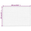 Gewichtsdecke Creme Jinar 155x220cm 11 kg