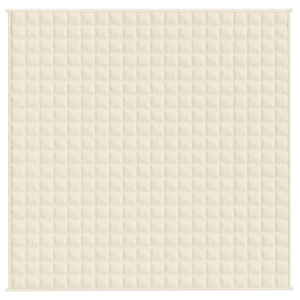 Gewichtsdecke Jinar Creme 200x200cm (13 kg)
