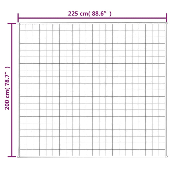 Gewichtete Decke Creme Jinar 200x225cm (13 kg)