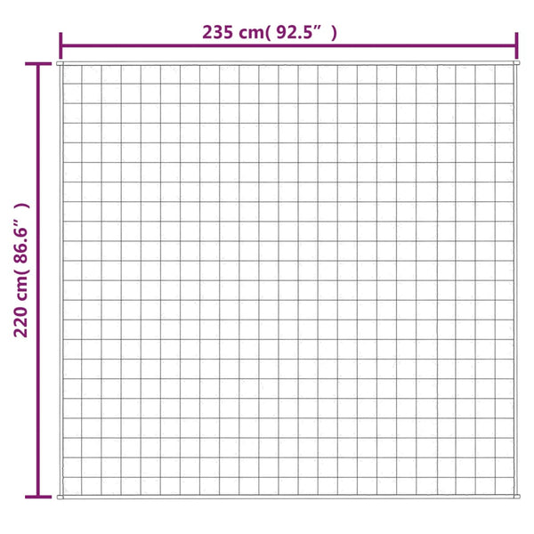 Gewichtsdecke Jinar 220x235cm 11 kg