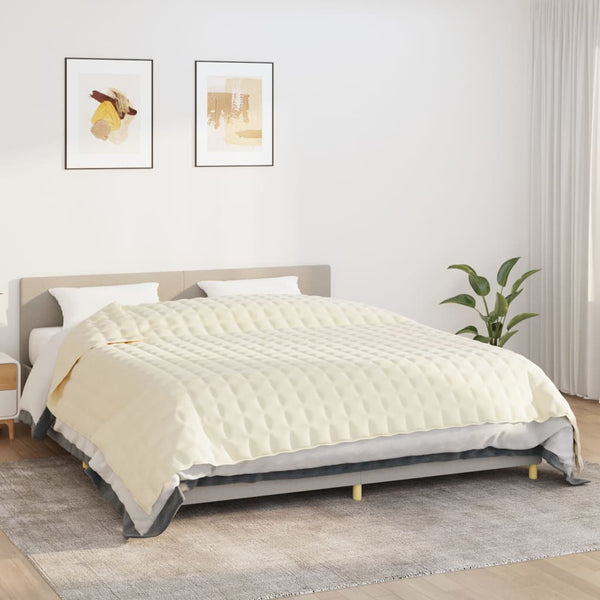 Gewichtete Decke Creme Jinar 220x260cm (11 kg)