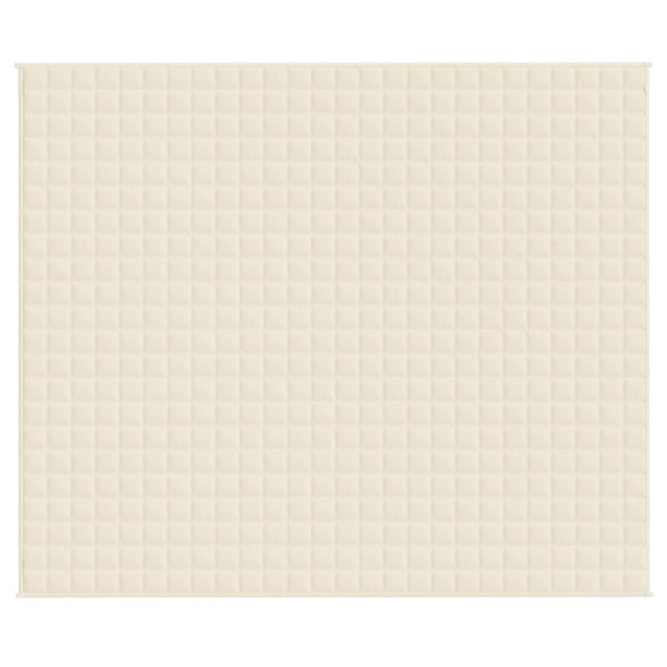 Gewichtete Decke Creme Jinar 220x260cm 15 kg