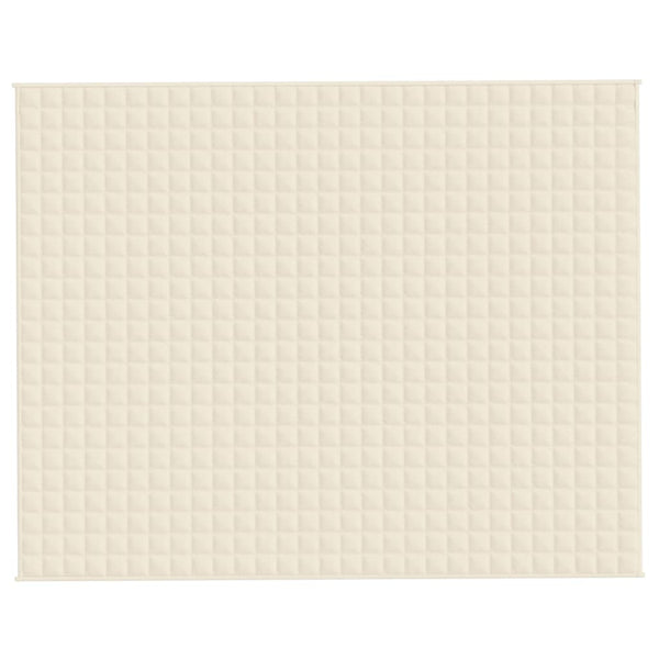 Gewichtsdecke Jinar Creme 235x290cm 15 kg