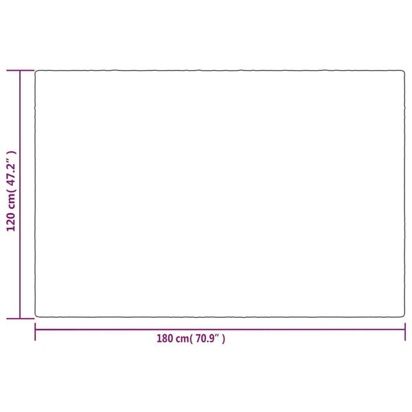 Graue Gewichtsdecke mit Bezug Tingoveanu 120x180cm (9 kg Stoff)