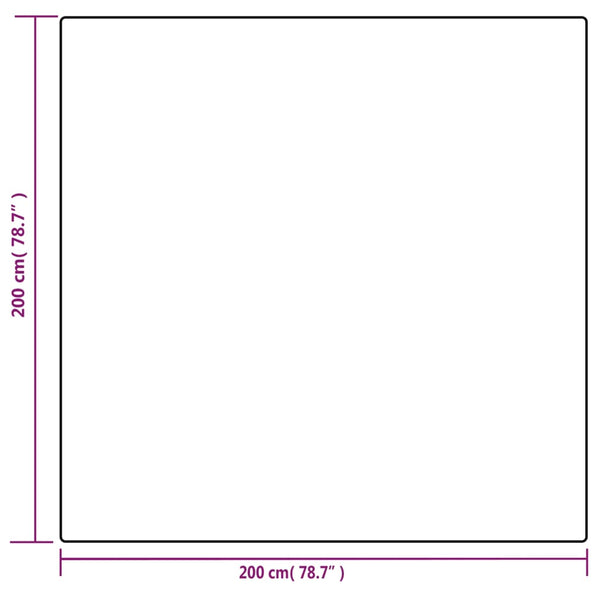 Graue Gewichtsdecke Tingoveanu 200x200cm (9 kg)