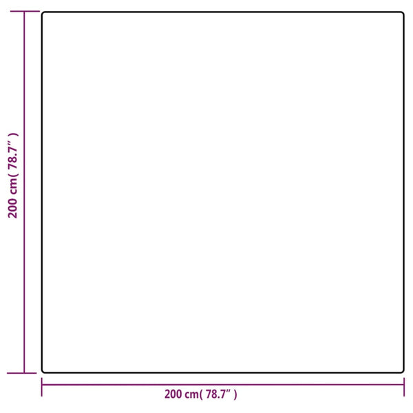 Graue Gewichtsdecke mit Bezug Tingoveanu 200x200cm (13 kg Stoff)