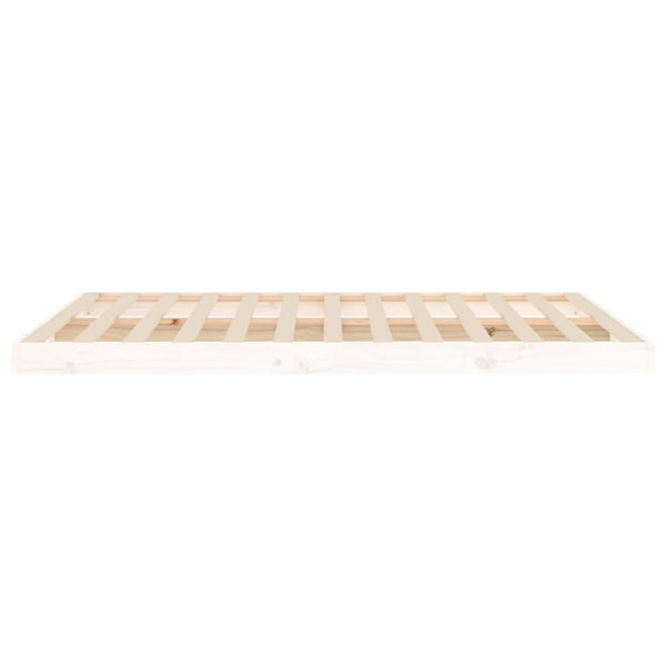 Weißes Bettgestell Salvia 135x190cm (Doppelbett Kiefer)