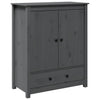 Grauer Schrank Dragani 83x41,5x100cm (Kiefer)