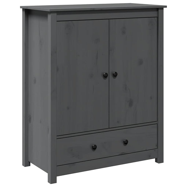 Grauer Schrank Dragani 83x41,5x100cm (Kiefer)