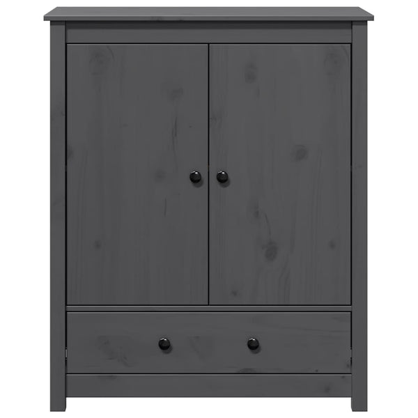 Grauer Schrank Dragani 83x41,5x100cm (Kiefer)