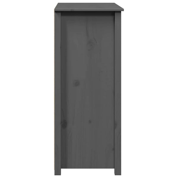 Grauer Schrank Dragani 83x41,5x100cm (Kiefer)