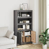 Grauer Schrank Virgil 80x35x154cm (Kiefer)