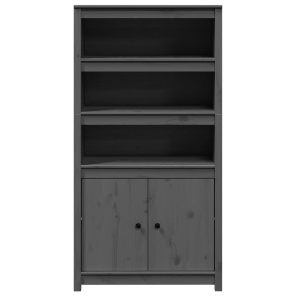 Grauer Schrank Virgil 80x35x154cm (Kiefer)