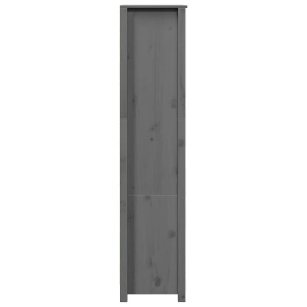 Grauer Schrank Virgil 80x35x154cm (Kiefer)