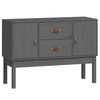 Graues Sideboard Hassaina 110x40x78cm (Kiefer)