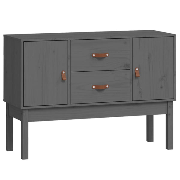 Graues Sideboard Hassaina 110x40x78cm (Kiefer)