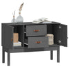 Graues Sideboard Hassaina 110x40x78cm (Kiefer)