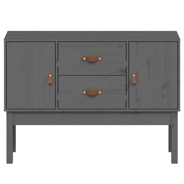 Graues Sideboard Hassaina 110x40x78cm (Kiefer)