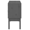 Graues Sideboard Hassaina 110x40x78cm (Kiefer)
