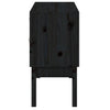 Schwarzes Sideboard Hassaina 110x40x78cm (Kiefer)