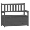 Graue Bank Pineta 112,5x51,5x96,5cm (Kiefer)