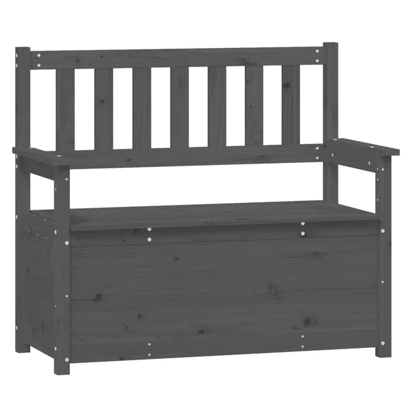 Graue Bank Pineta 112,5x51,5x96,5cm (Kiefer)