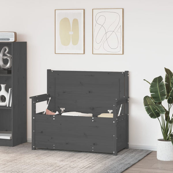 Graue Bank Pineta 112,5x51,5x96,5cm (Kiefer)
