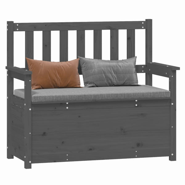 Graue Bank Pineta 112,5x51,5x96,5cm (Kiefer)