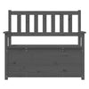 Graue Bank Pineta 112,5x51,5x96,5cm (Kiefer)