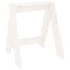 Weiße Hocker Wsewolod 40x40x45cm (2 Stk. Kiefer)