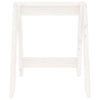 Weiße Hocker Wsewolod 40x40x45cm (2 Stk. Kiefer)