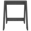 Graue Hocker Vrevolod 40x40x45cm (2 Stk. Kiefer)