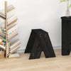 Schwarz Hocker Wrewolod 40x40x45cm (2 St. Kiefer)