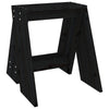 Schwarz Hocker Wrewolod 40x40x45cm (2 St. Kiefer)