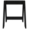 Schwarz Hocker Wrewolod 40x40x45cm (2 St. Kiefer)