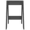 Graue Hocker Vrevolod 40x40x60cm (2 Stk Kiefer)