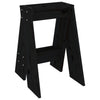 Schwarze Hocker Vrevolod 40x40x60cm (2 Stück Kiefer)