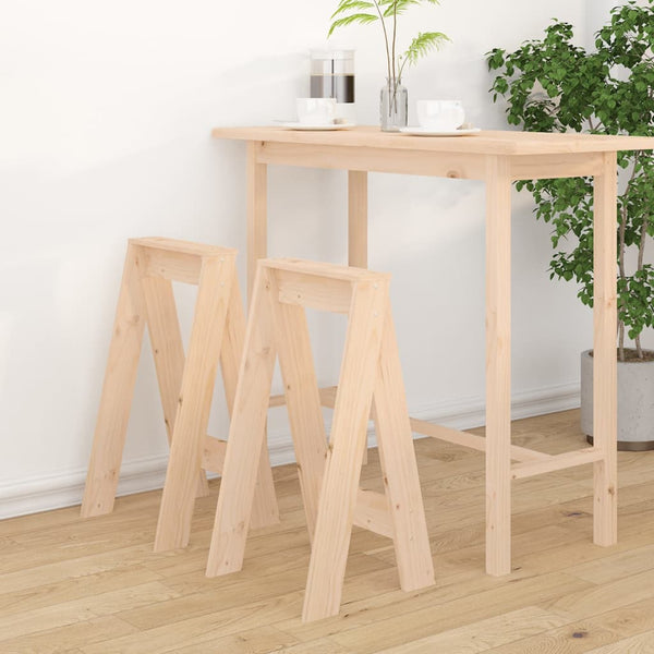 Hocker Vrevolod 40x40x75cm (2 Stk Kiefer)