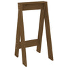 Honigbraune Hocker Vrevolod 40x40x75cm (2 St., Kiefer)